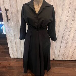 Uoozee “life is amazing” Elegant Black Women's Dress